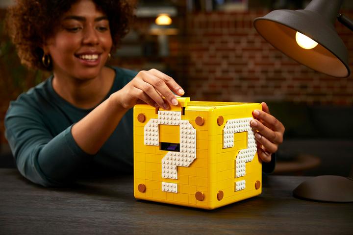 Produktbild LEGO Fragezeichen-Block aus Super Mario 64 (71395, LEGO Seltene Sets, LEGO Super Mario)