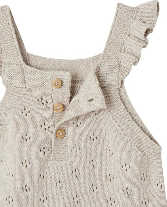 Produktbild Vertbaudet Baby Strick-Latzhose mit Volantträgern Oeko-Tex (56)