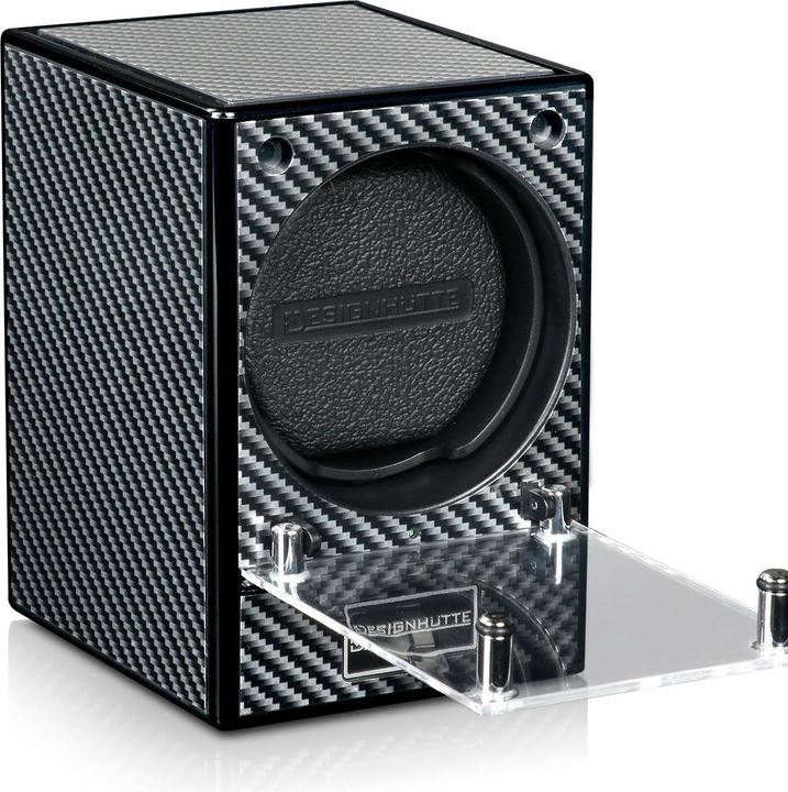 Produktbild Designhütte Uhrenbeweger Piccolo 2.0 (ohne Netzteil) - Carbon Lack