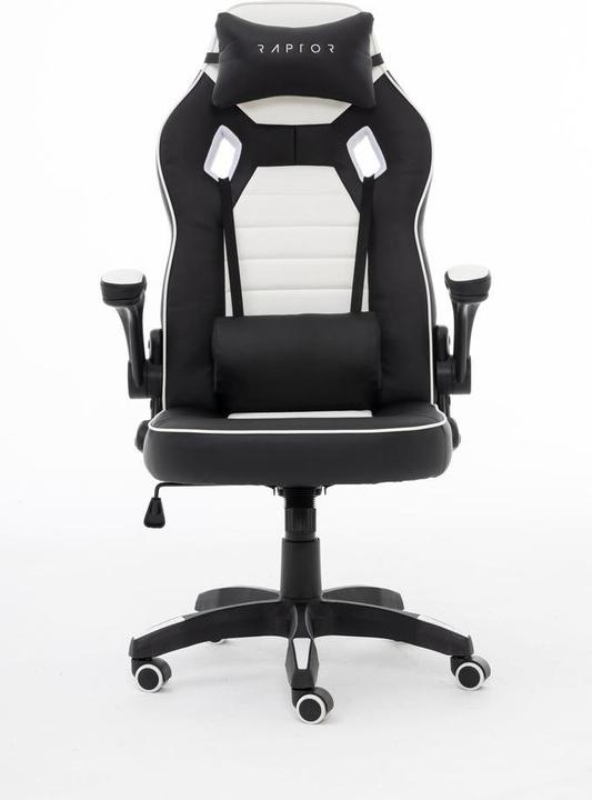 Image du produit Raptor Gaming Chaise GS-50 PU noir/blanc