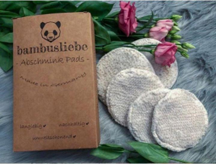 Immagine prodotto Bambusliebe Tamponi struccanti di bambù lavabili (Panni pulizia)