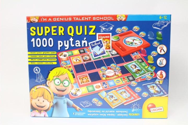 Immagine prodotto Lisciani Sono un genio Super Quiz 1000 pytań 56477 (Polacco)