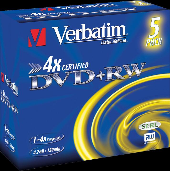 Actual product image Verbatim Dvd+Rw (5 x)