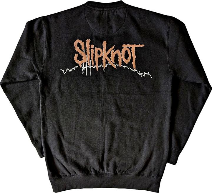 Actual product image Slipknot Unisex Adult The End So Far Faces and Barcode Back Print Sweatshirt (L)