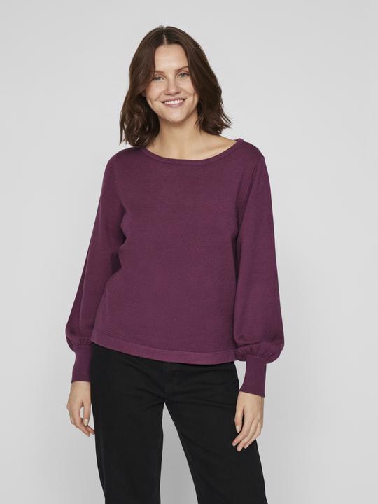 Actual product image Vila U-boat neck knitted jumper (S)