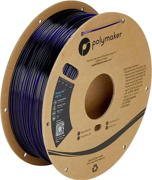 Actual product image Polymaker Filament (PETG, 1.75 mm, 1000 g, Blue)