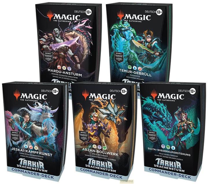 Wizards of the Coast MTG: Tarkir: Drachensturm - Commander Deck Set (Deutsch, Commander)
