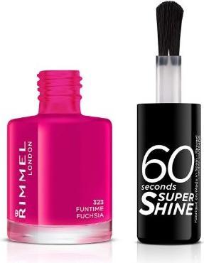 Produktbild Rimmel London 60 Seconds Super Shine (323 Funtime Fuschia, Farblack)