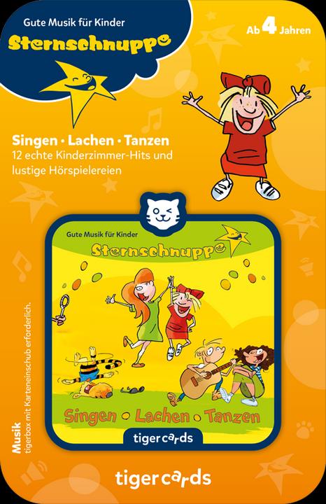 Produktbild Tigermedia Tigercard- Sternschnuppe: Singen, Lachen, Tanzen (Deutsch)