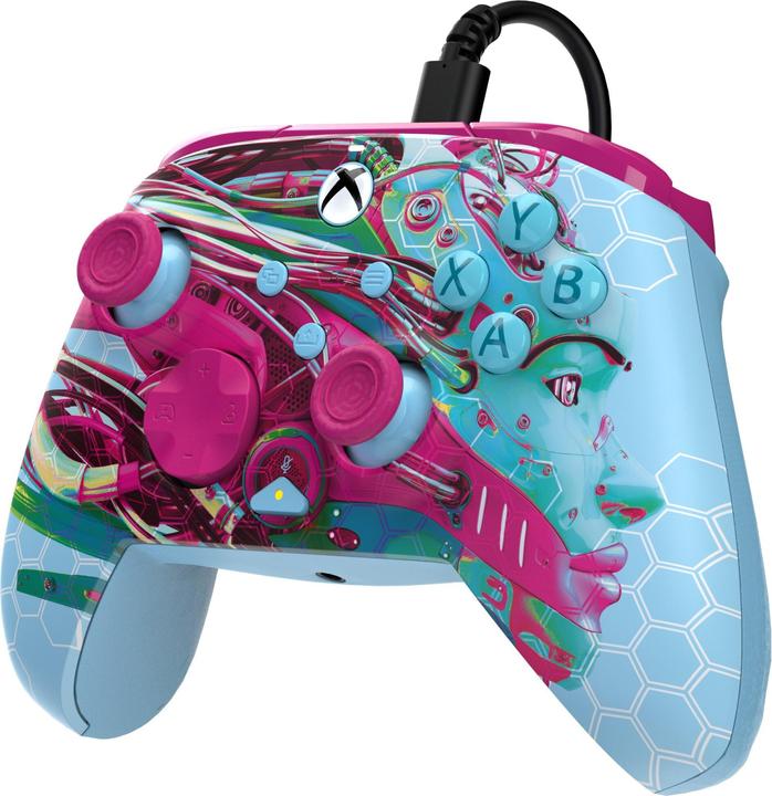 Produktbild PDP Controller kabelgb.Rematch AndroidDreams GlowinDark XboX (Xbox Series S, PC, Xbox Series X, Xbox One S)