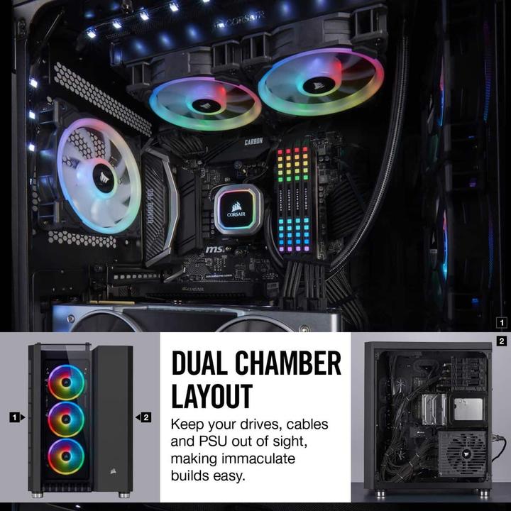 Produktbild Corsair 680X RGB (ATX, mATX, Mini-ITX, E-ATX)