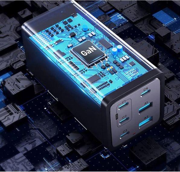 Image du produit Conceptronic Chargeur 4Port 200W,4xUSB-C,2x 3-in-1 USB-A sw (200 W)
