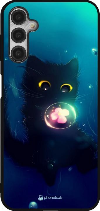 Immagine prodotto PhoneLook Coque Silicone rigide noir Cute Cat Bubble (Samsung Galaxy A14 5G)
