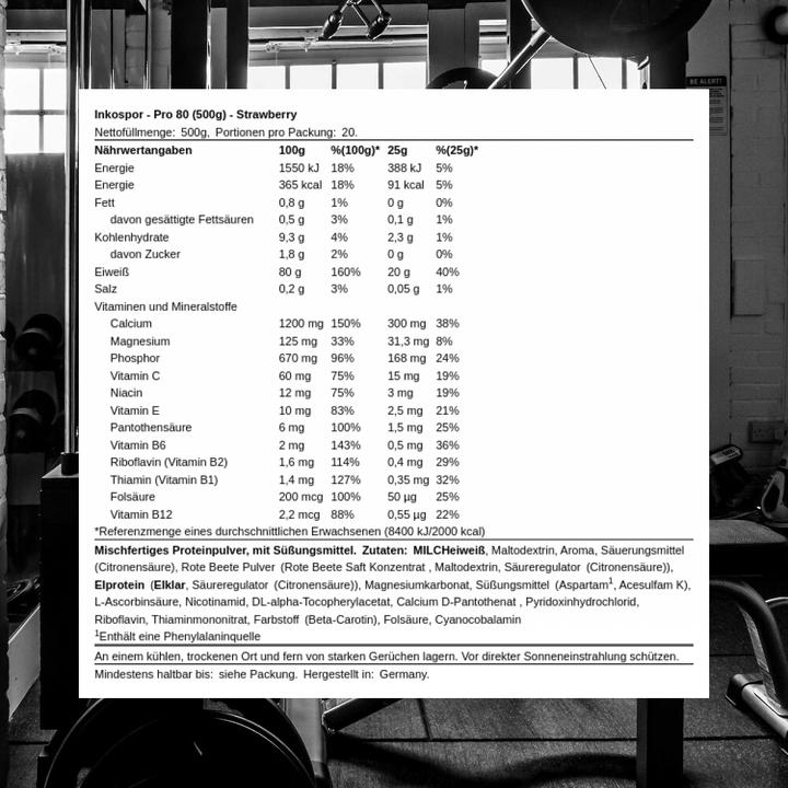 Produktbild Inkospor Pro 80 (Erdbeere, 1 Stk., 500 g)