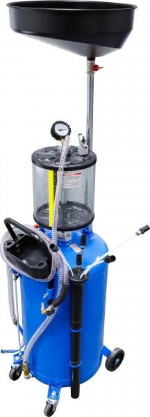 Image du produit BGS Vidangeur pneumatique d’huile avec récupérateur d’huile usée | 80 l