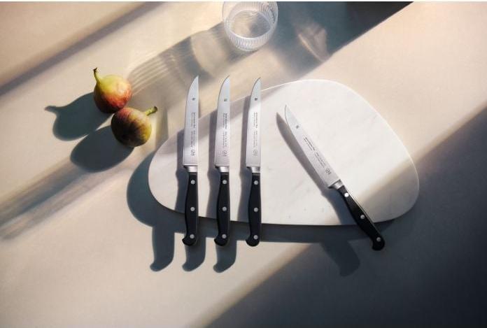 Produktbild WMF Steakmesser Set 4tlg Pizzamesser Spitzenklasse Plus Spezialklingenstahl (4 Stück, Messer)