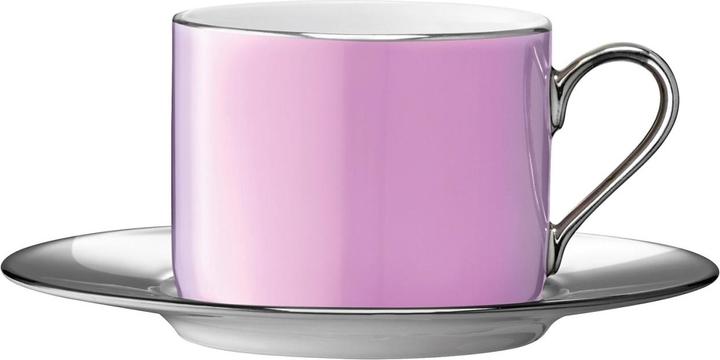 Image du produit LSA Palazzo Tasse à thé et UT 250ml - framboise/platine (250 ml)