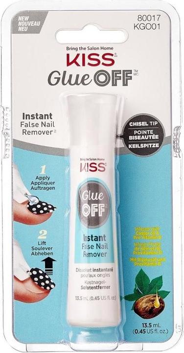 KISS Glue Off - Instant False Nail Remover (Nagellackentferner, Transparent)