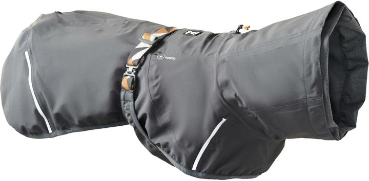 Actual product image Hurtta Mackintosh Mudventure Eco Dark grey, 55 cm (Dog raincoat)