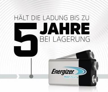 Image du produit Energizer Max Plus (20 pcs, 9V Block)
