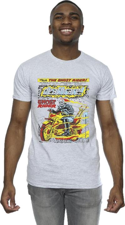 Actual product image Mens Ghost Rider Chest Deathrace T-Shirt (3XL)
