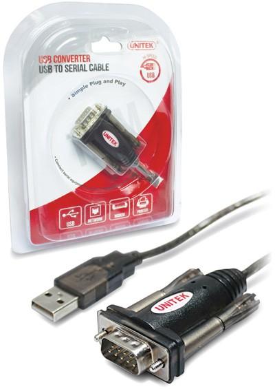 Immagine prodotto Unitek Y-105 USB v. 1.1. RS232 Nero Cavo interfaccia/adattatore (1.50 m)