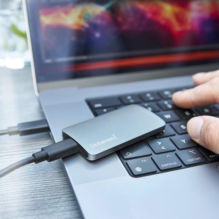 Actual product image Intenso SSD 1.0TB TX800 1.8" USB 3.2 Gen1 Anthracite (1000 GB)