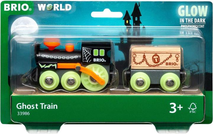 Actual product image Brio Ghost Train Glow in the Dark