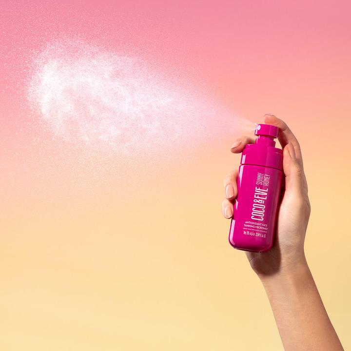 Immagine prodotto Coco & Eve Micromista abbronzante viso antiossidante al miele Sunny Honey (Spray autoabbronzante, 75 ml)