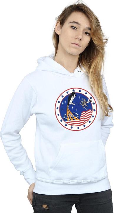 Immagine prodotto Nasa Classic Rocket 76 Felpa con Cappuccio Donna (L)