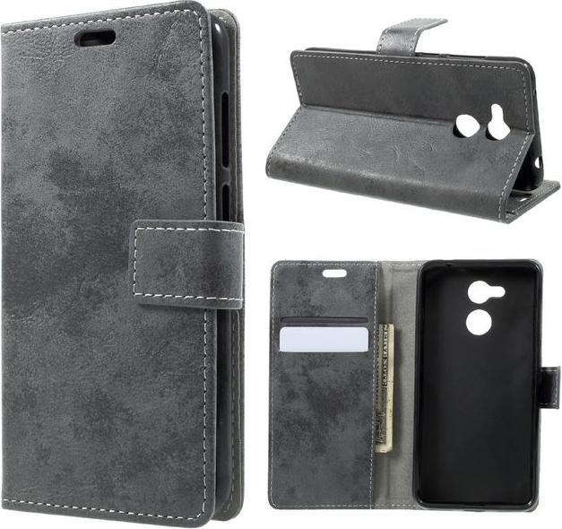 Actual product image MU Classic Vintage Look Leather Cover (Fee V9 Play, Honor 6C Pro)