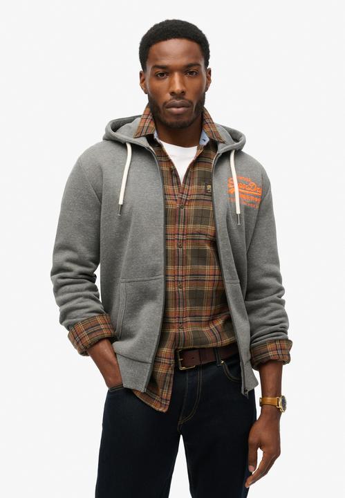 Actual product image Superdry Sweat jacket Casual Comfortable fit Neon VI Graphic Ziphood (S)