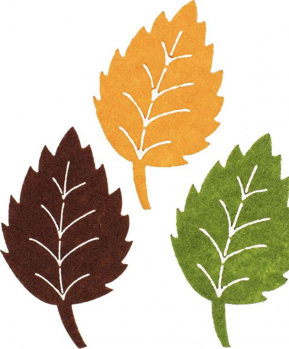 Actual product image Glorex Felt leaves