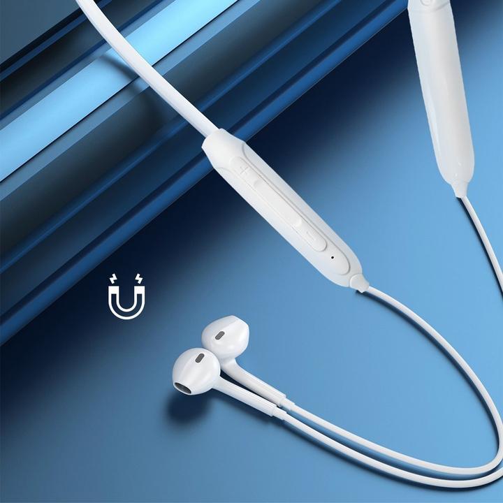 Actual product image Dudao Magnetic Suction in-ear wireless Bluetooth headphones white (U5B) (Cable)
