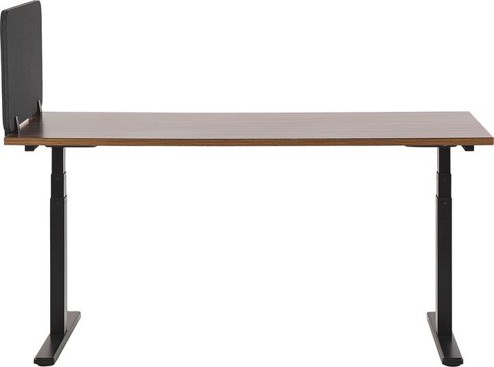Actual product image Beliani Desk divider dark grey 72 x 40 cm WALLY (72 x 40 cm)