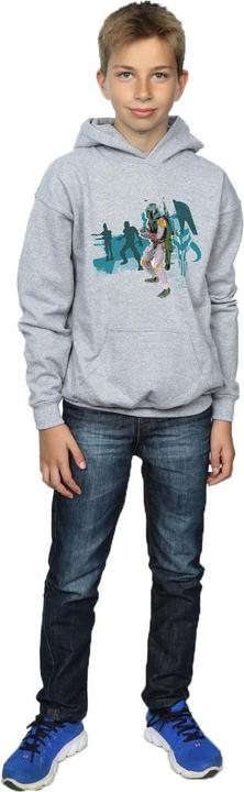 Produktbild Star Wars Boba Fett Modern Kapuzenpullover Jungen (152, 158)