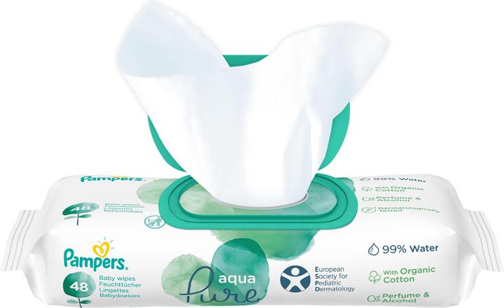 Image du produit Pampers Aqua Pure (48 pièce(s))