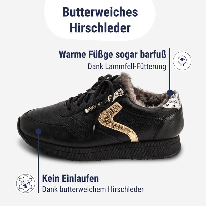Image du produit Vitaform Sexe Baskets d'hiver en cuir de cerf souple (36)