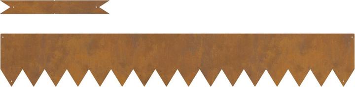 Actual product image VidaXL Rasenverkleidungen 20 Stück 100x0,5x15 cm Wetterbeständiger Stahl (100 cm)