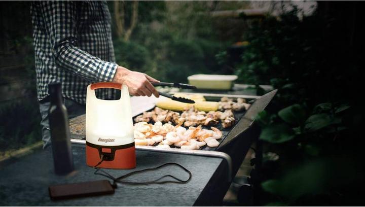 Actual product image Energizer E304157300 Vision USB LED camping lantern 1300 lm battery-powered Red/
