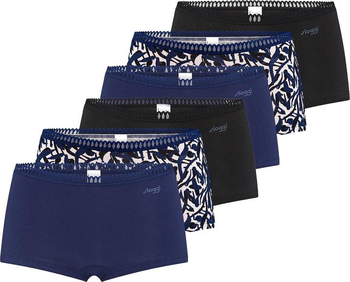 Produktbild Sloggi 6er Pack GO Crush Short Slip (XL, 6er Pack)