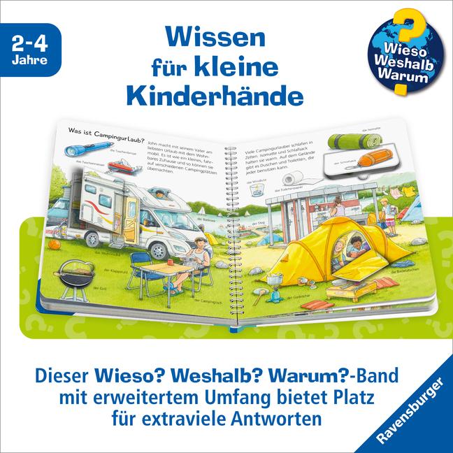 Actual product image Ravensburger Wieso? Weshalb? Warum? Mein junior-Lexikon: Urlaub (German, Peter Nieländer, 2024)
