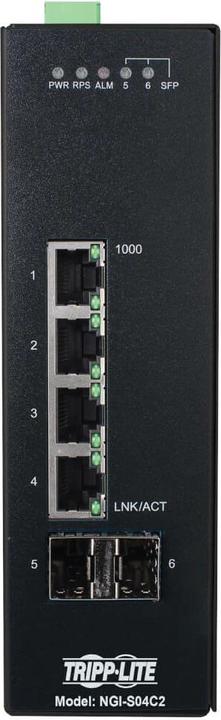 Eaton Commutateur Gigabit Ethernet industriel administrable à 4 ports - 10/100/1000mbps -10 à 60 C (4 Ports)