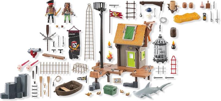 Actual product image Playmobil Pirate harbour with pirate prison (71792, Playmobil Pirates)