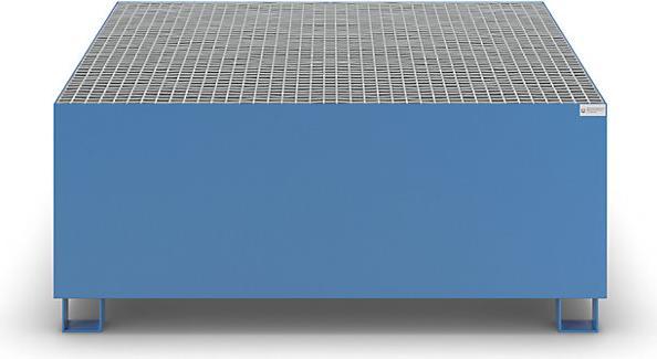 Image du produit eurokraft basic Bac de rétention en acier pour conteneurs-citernes IBC/KTC (1100 l)