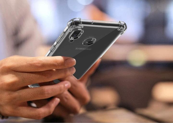 Actual product image Screenguard Samsung Galaxy A40 Case Crystal Soft Airbag Bumper (Samsung Galaxy A40)