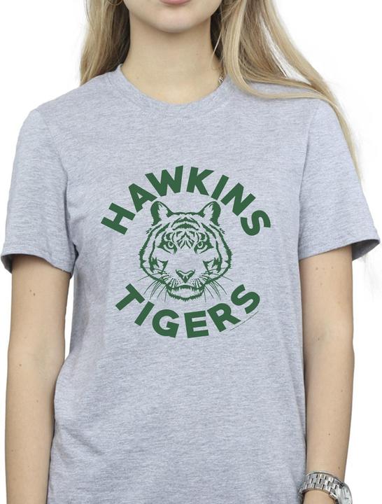 Image du produit Netflix - T-shirt STRANGER THINGS HAWKINS TIGERS - Femme (M)