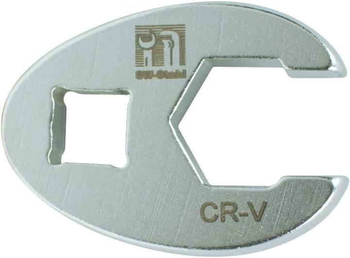 Produktbild SW-Stahl 01480L-17 Offener Ringschlüssel 17 mm I Hahnenfussschlüssel 3/8 Zoll I Bremsleitungsschlüsse (17 mm)