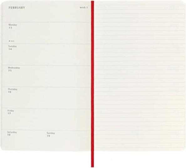 Produktbild Moleskine Notizkalender (A5, Englisch)