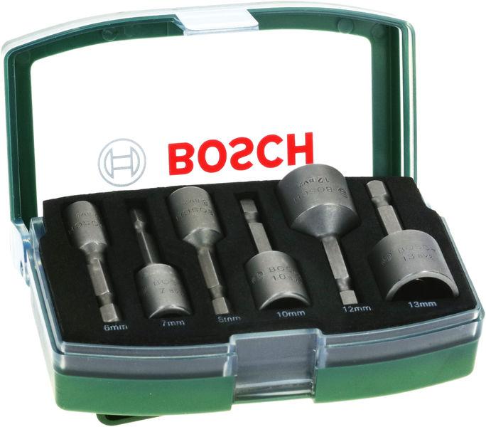Produktbild Bosch Professional Zubehör Steckschlüssel-Set, 6-teilig, 50 mm, 6 - 13 (13 mm)